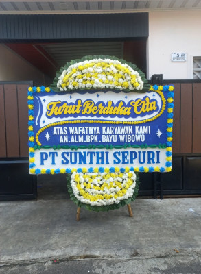 Papan Bunga Duka di Selili
